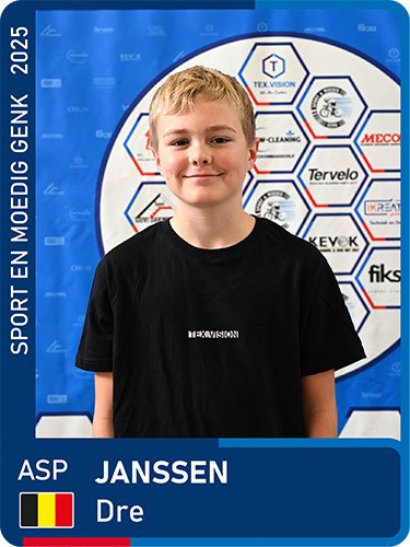 JANSSEN Dre seizoen 2025 Sport en Moedig Genk