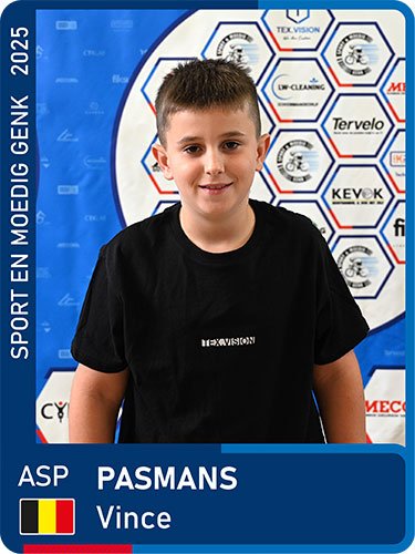PASMANS Vince seizoen 2025 Sport en Moedig Genk