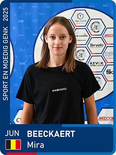 BEECKAERT Mira seizoen 2025 Sport en Moedig Genk