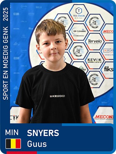 SNYERS Guus seizoen 2025 Sport en Moedig Genk