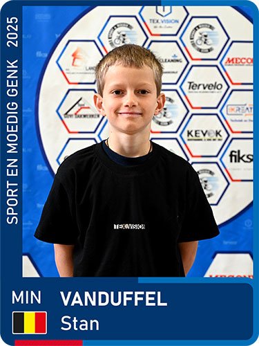 VANDUFFEL Stan seizoen 2025 Sport en Moedig Genk